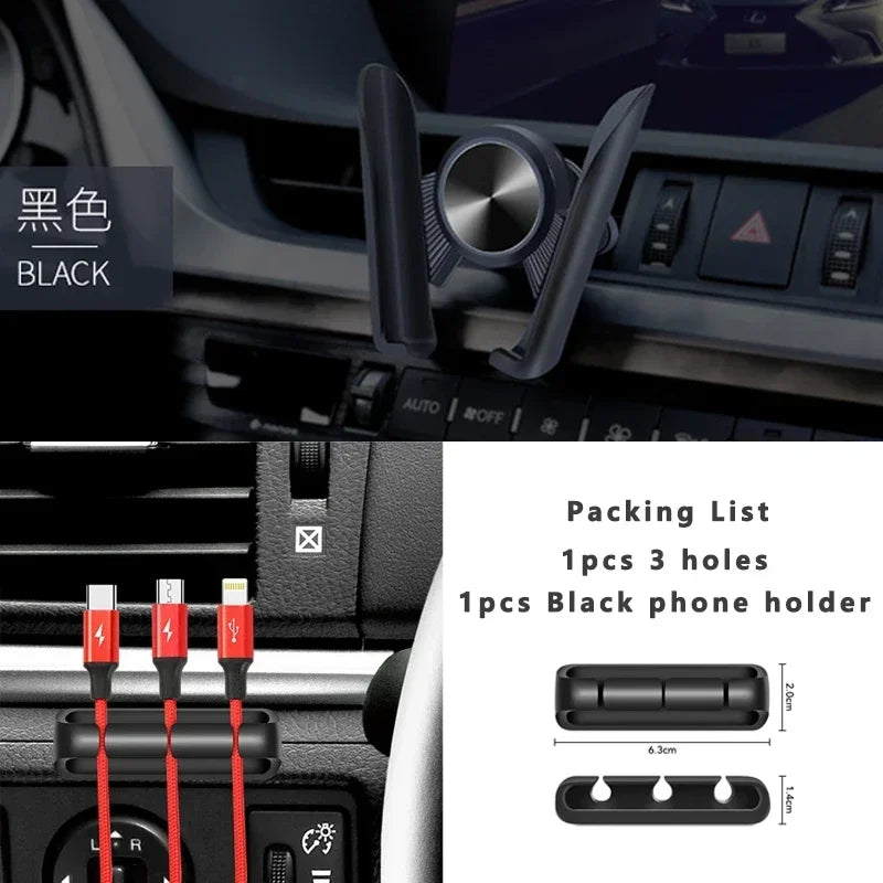 360° Secure Grip Car Vent Phone Mount – Universal, Sleek & Slip-Proof