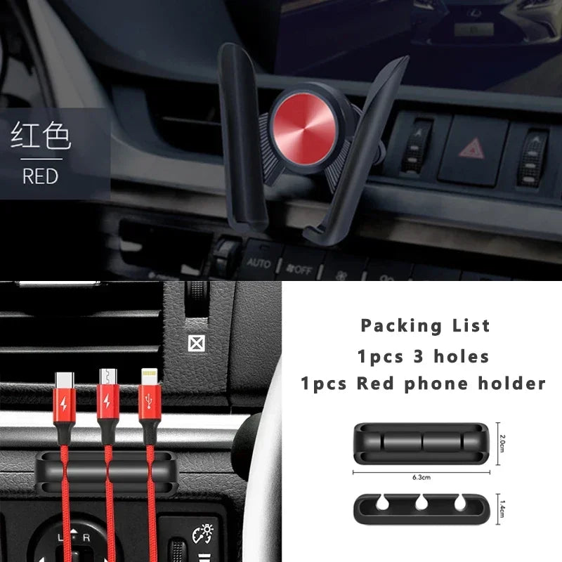 360° Secure Grip Car Vent Phone Mount – Universal, Sleek & Slip-Proof