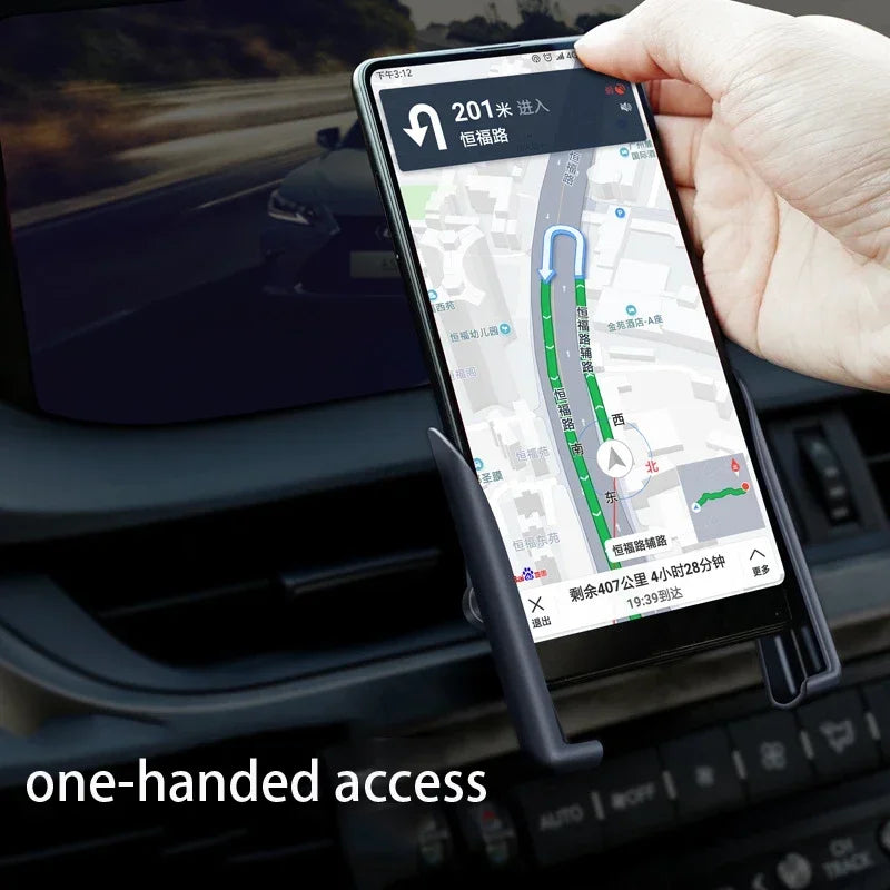 360° Secure Grip Car Vent Phone Mount – Universal, Sleek & Slip-Proof