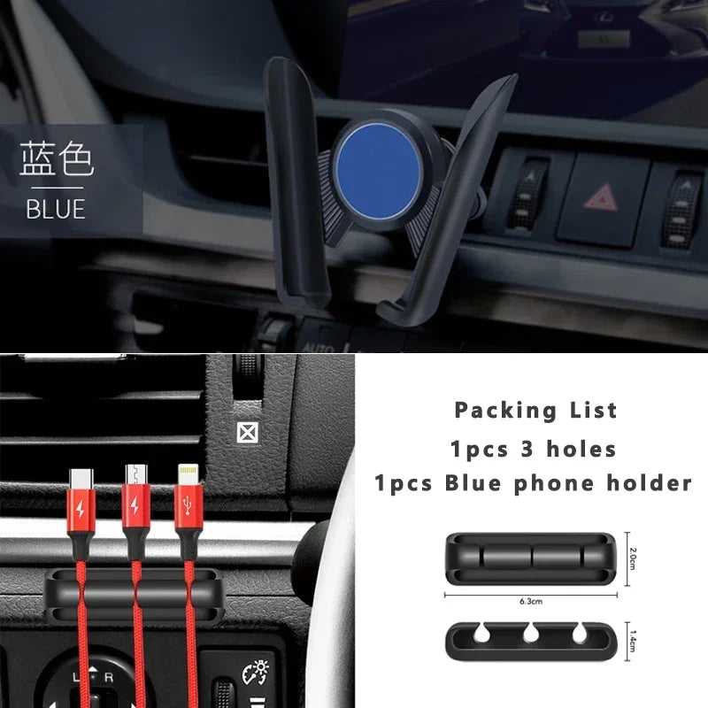 360° Secure Grip Car Vent Phone Mount – Universal, Sleek & Slip-Proof